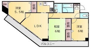 ファミール黒髪の物件間取画像